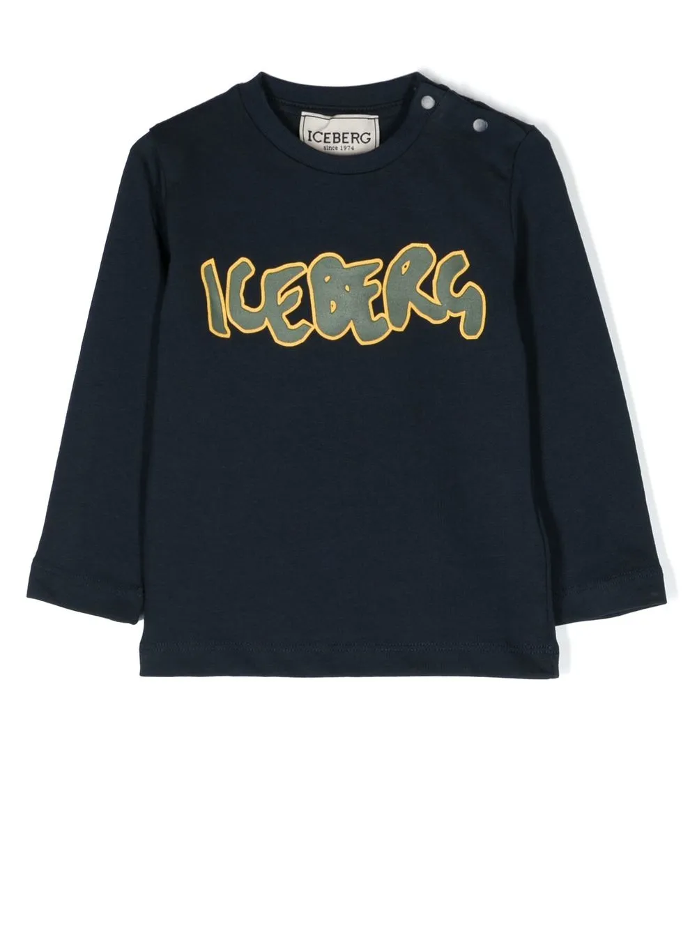 

Iceberg Kids logo-print sweatshirt - Blue