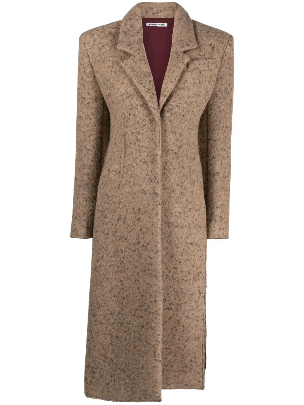

ALESSANDRO VIGILANTE Cookie textured coat - Neutrals