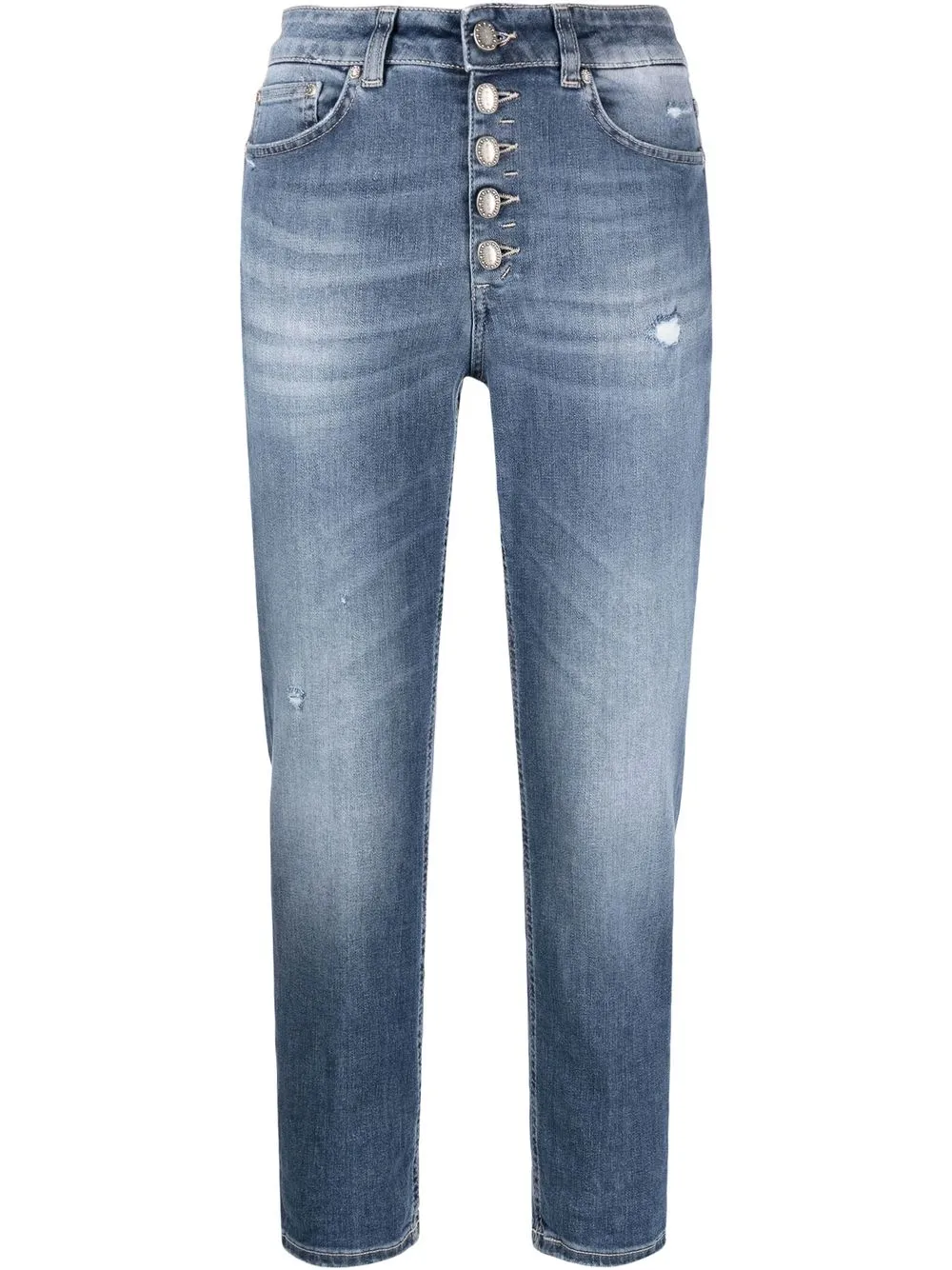 

DONDUP distressed cropped jeans - Blue