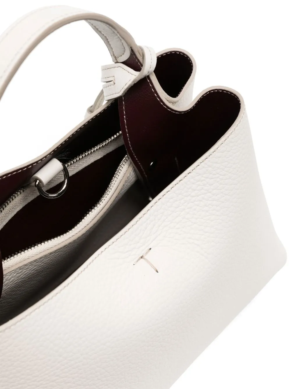Tod's Leather Tote Bag In White | ModeSens