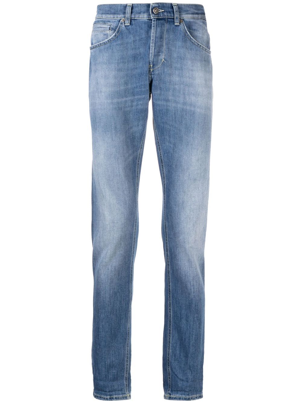 

DONDUP turn-up straight leg jeans - Blue