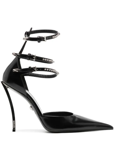 Versace Pin-Point buckled pumps