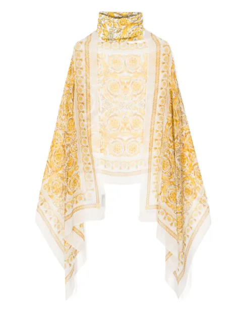 Versace Barocco print scarf