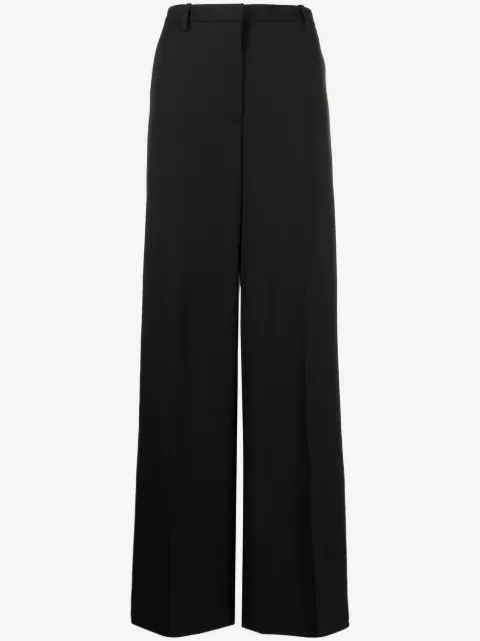 Versace high-waisted wide-leg trousers