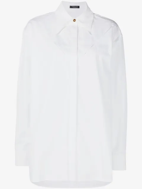 Versace playera manga larga con aberturas