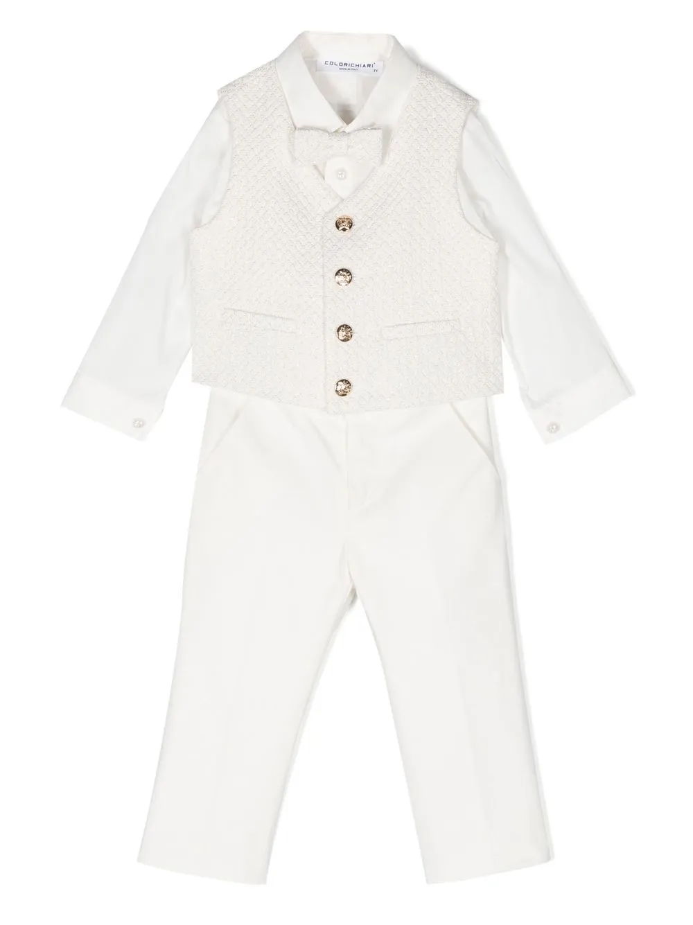

Colorichiari monochrome four-piece set - White