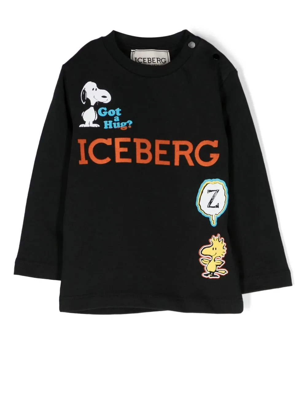 

Iceberg Kids graphic-print sweatshirt - Black