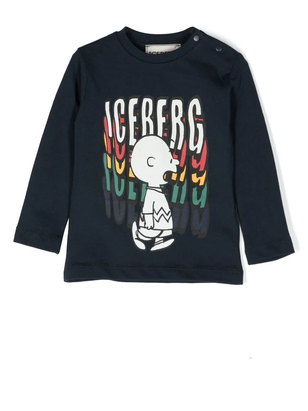 

Iceberg Kids graphic-print long-sleeve sweatshirt - Blue