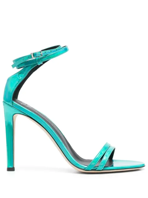 Giuseppe Zanotti 105mm metallic-effect stiletto sandals