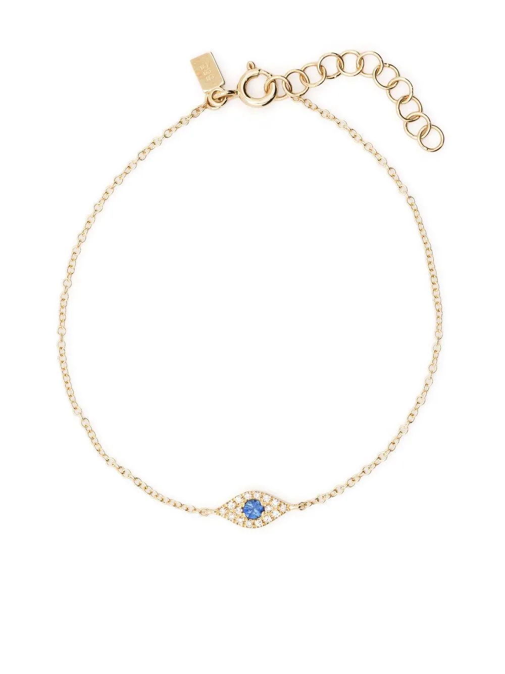 

Ef Collection pulsera Evil Eye en oro amarillo de 14kt con diamante y zafiro - Dorado