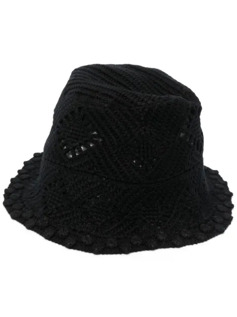 Maje knitted bucket hat 
