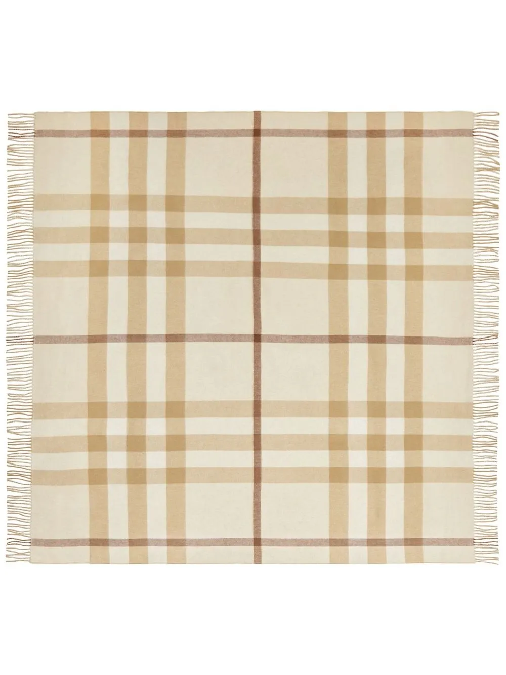 

Burberry Exaggerated-Check cashmere blanket - Neutrals