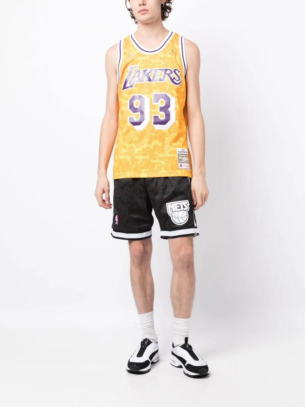 A Bathing Ape Lakers-print Tank Top - Yellow