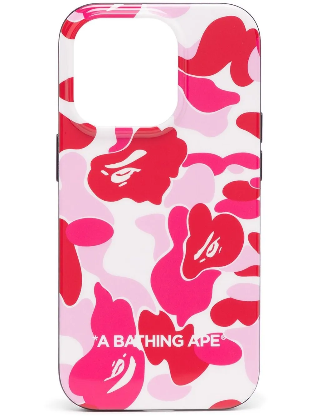 

A BATHING APE® abstract-print Iphone 14 Pro case - Red