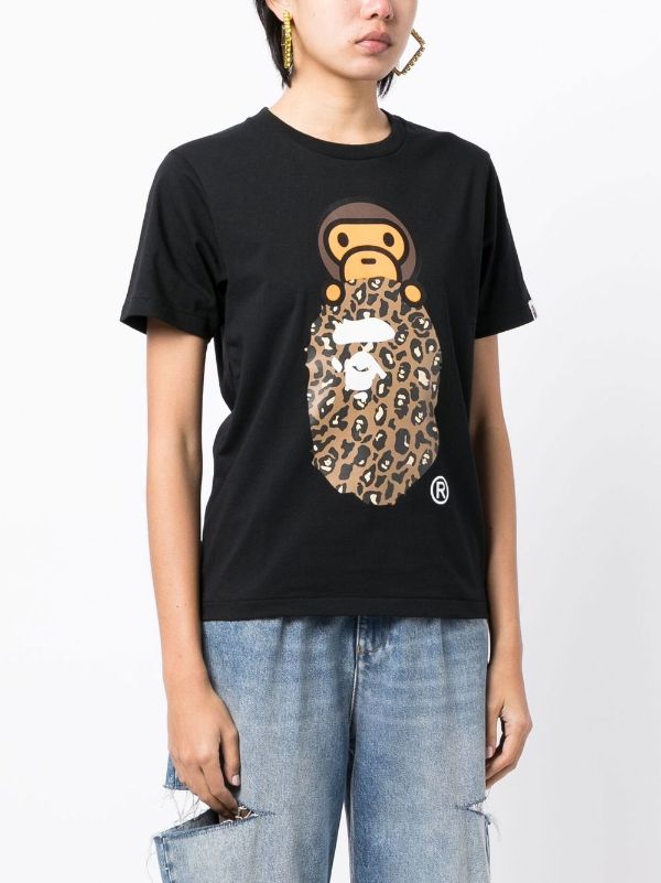 A BATHING APE® Baby Milo logo-print T-shirt - Farfetch