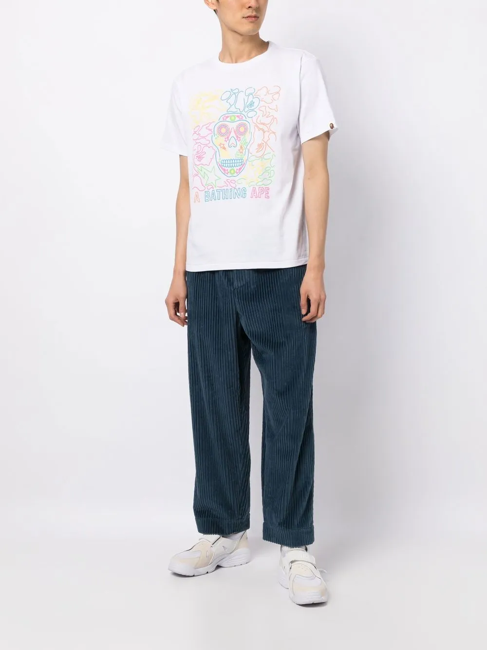 A BATHING APE® T-shirt met grafische print - Wit