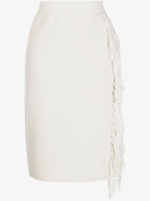 Onefifteen fringe-detail midi dress