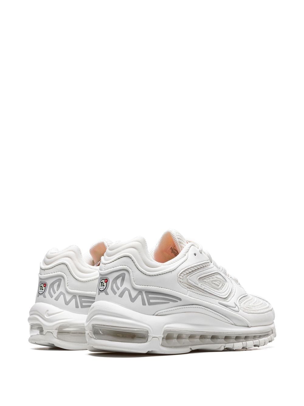 Shop Nike X Supreme Air Max 98 Tl "white" Sneakers
