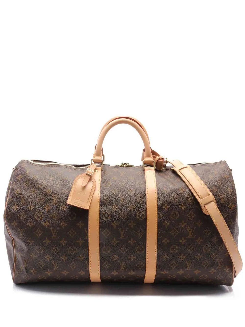 

Louis Vuitton 2000 pre-owned Keepall Bandouliere 55 travel bag - Brown