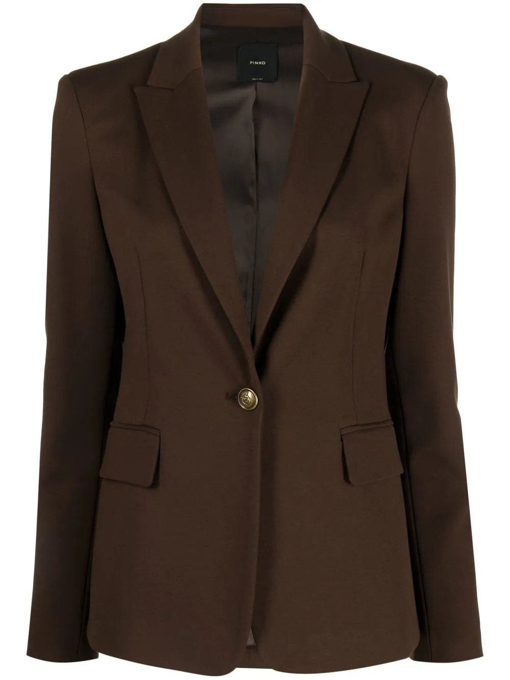 

PINKO single breasted blazer - Brown