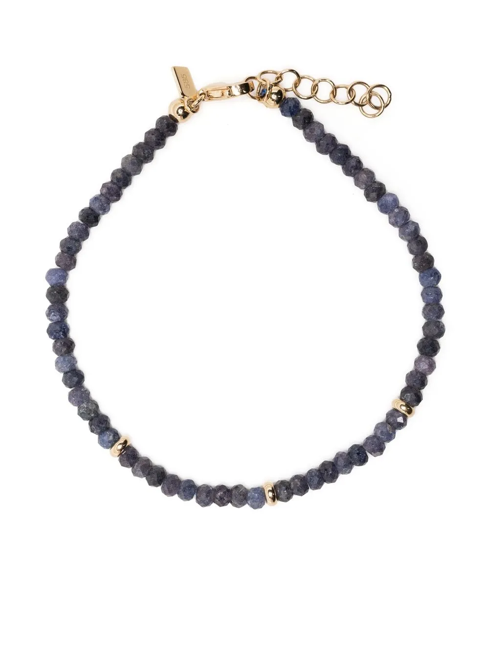 

Ef Collection 14kt yellow gold Birthstone sapphire bracelet