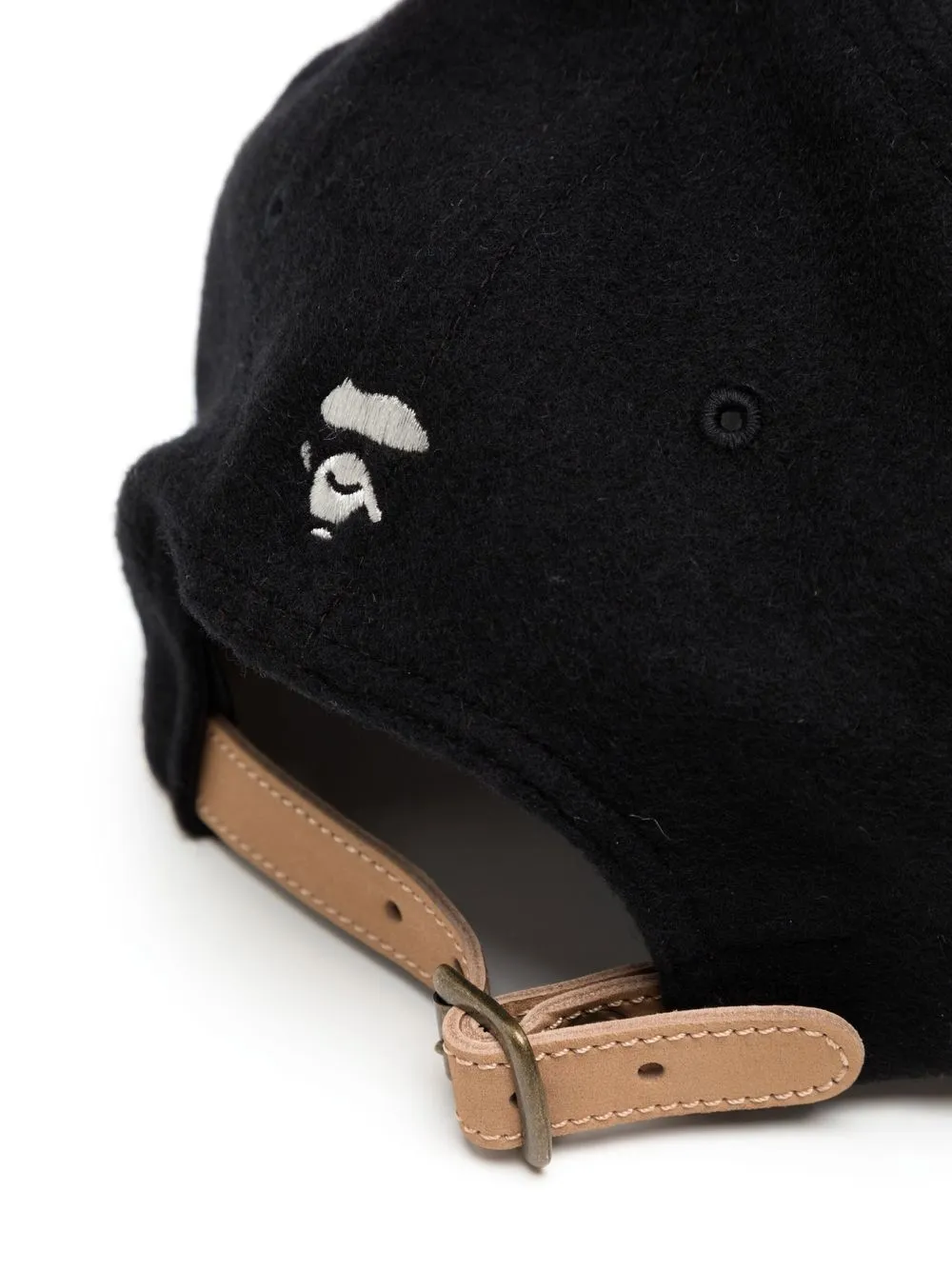 A BATHING APE® Pet met logopatch - Zwart