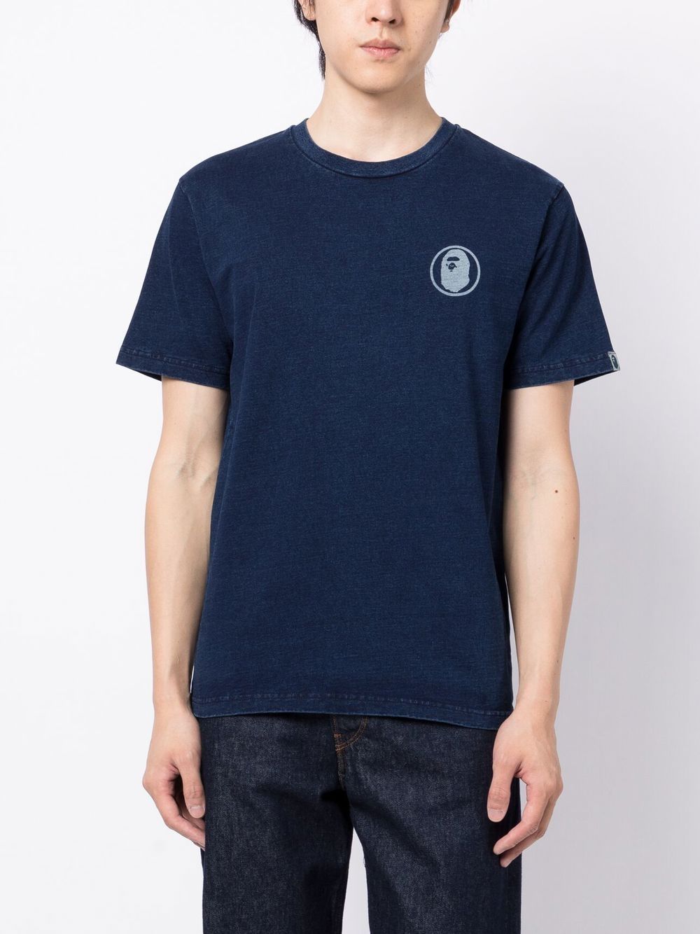 Shop A Bathing Ape Japan Culture Graphic T-shirt In Blue