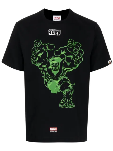 A BATHING APE® graphic-print cotton T-shirt 