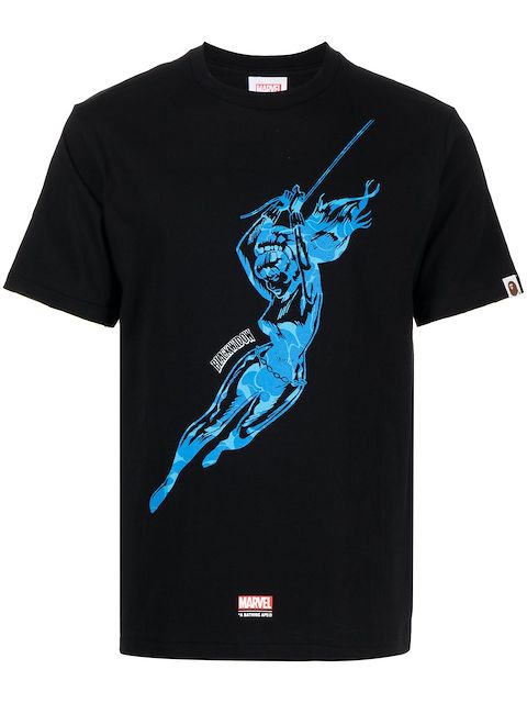 A BATHING APE® graphic-print cotton T-shirt 