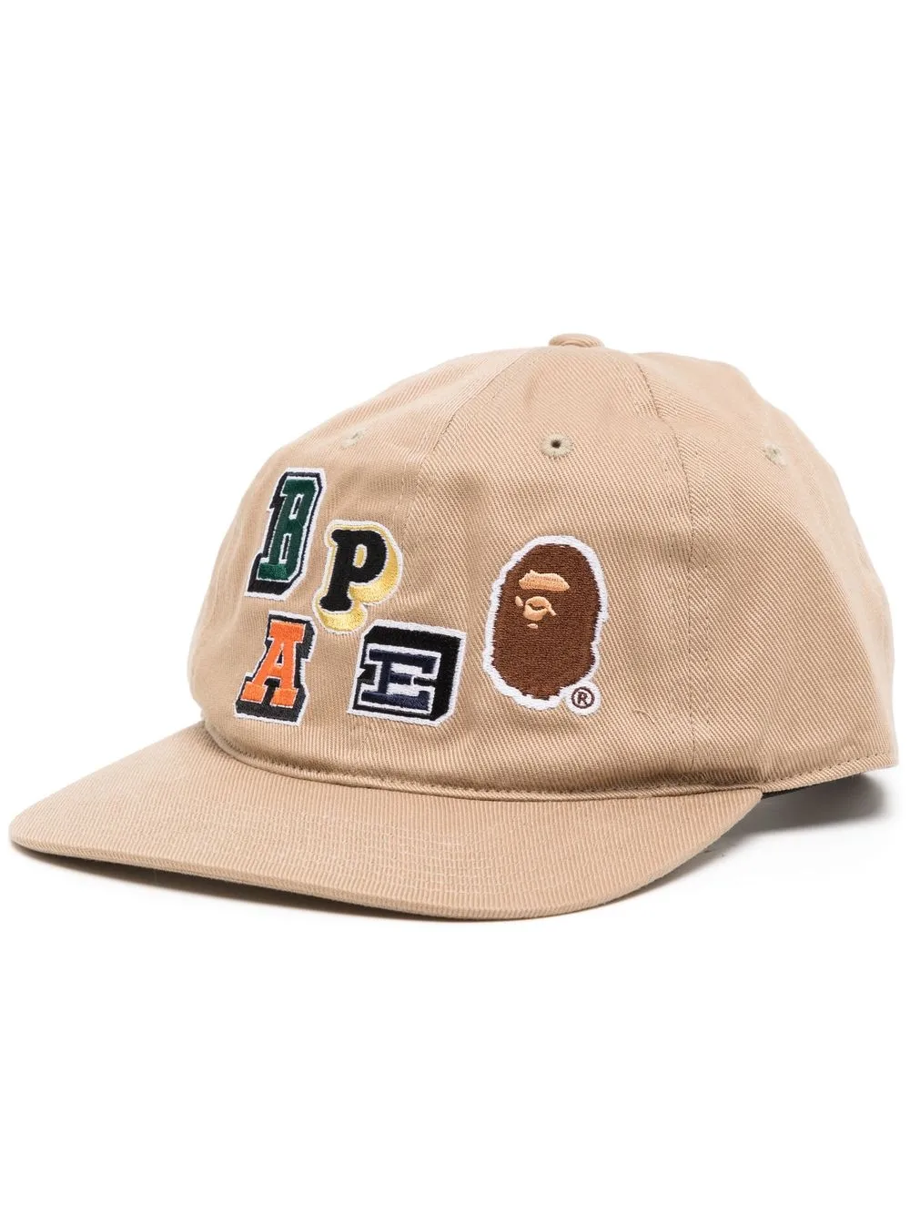 

A BATHING APE® gorra con logo bordado - Marrón