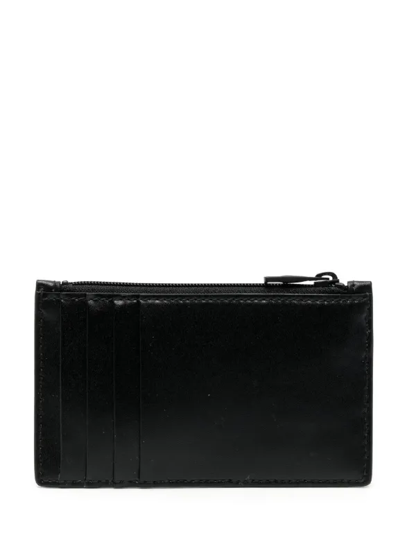 【関税&送料込】Alexander Mcqueen Wallet With Logo Alexander McQueen logo-print Leather Wallet | Black | FARFETCH