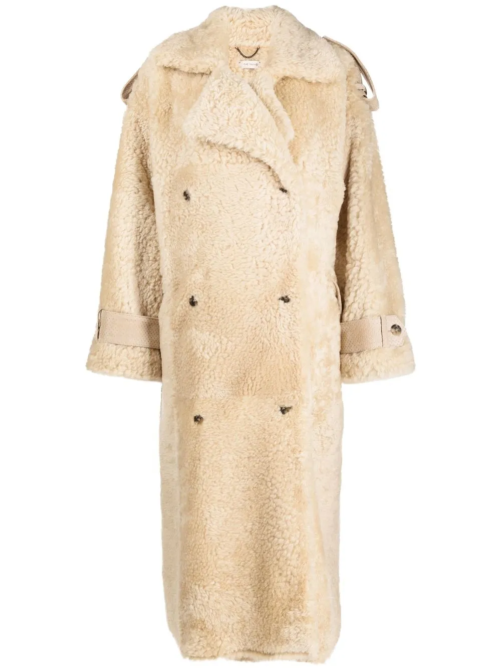 

The Mannei Jordan double-breasted coat - Neutrals