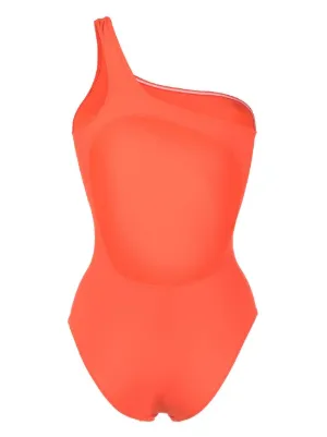 ワンピース水着 ISABEL MARANT Woman Swimsuit Orange MB0021FAC2P01I 11OR Sicilya one-shoulder swimsuit in orange - Isabel Marant