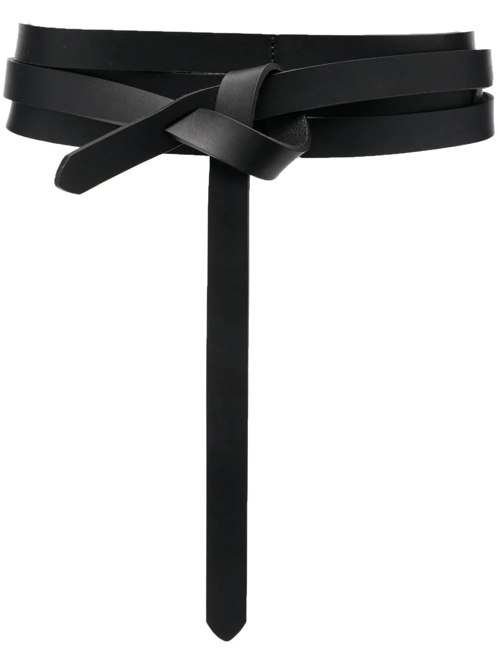 

Isabel Marant wrap leather belt - Black