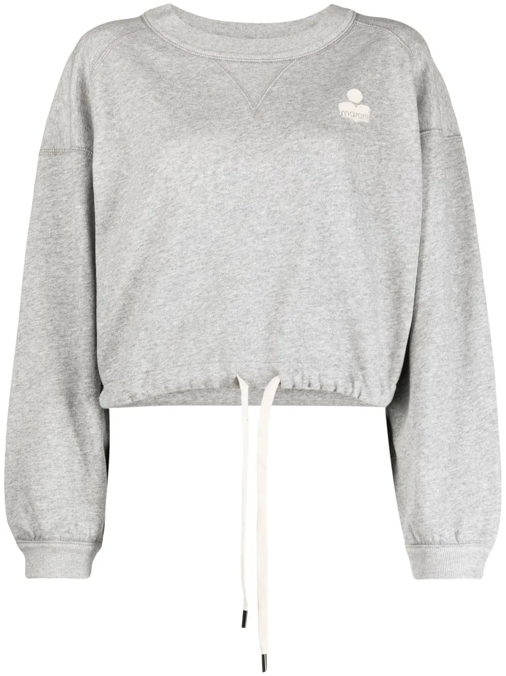 

Isabel Marant Étoile drawstring-waist logo sweatshirt - Grey