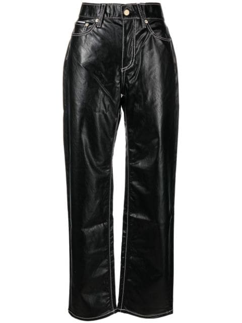 EYTYS Benz vegan-leather trousers