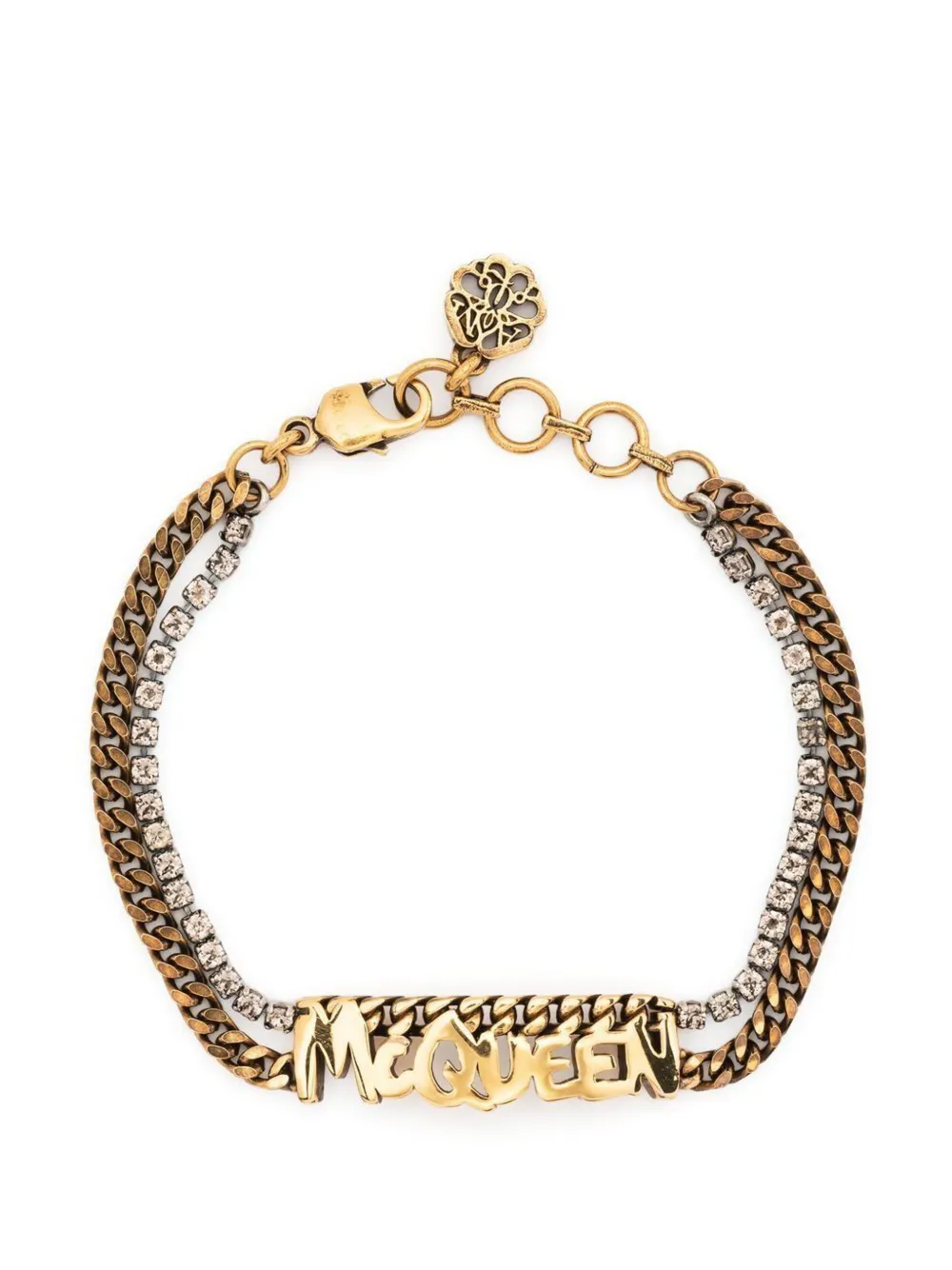 ■新品同様■ ALEXANDER McQUEEN アレキサンダー マックイーン パール ブレスレット バングル アクセサリー ゴールド系 HA4954 □新品同様□ ALEXANDER McQUEEN アレキサンダー マックイーン パール