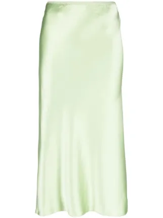 JOSEPH Isaak Silk Midi Skirt Farfetch