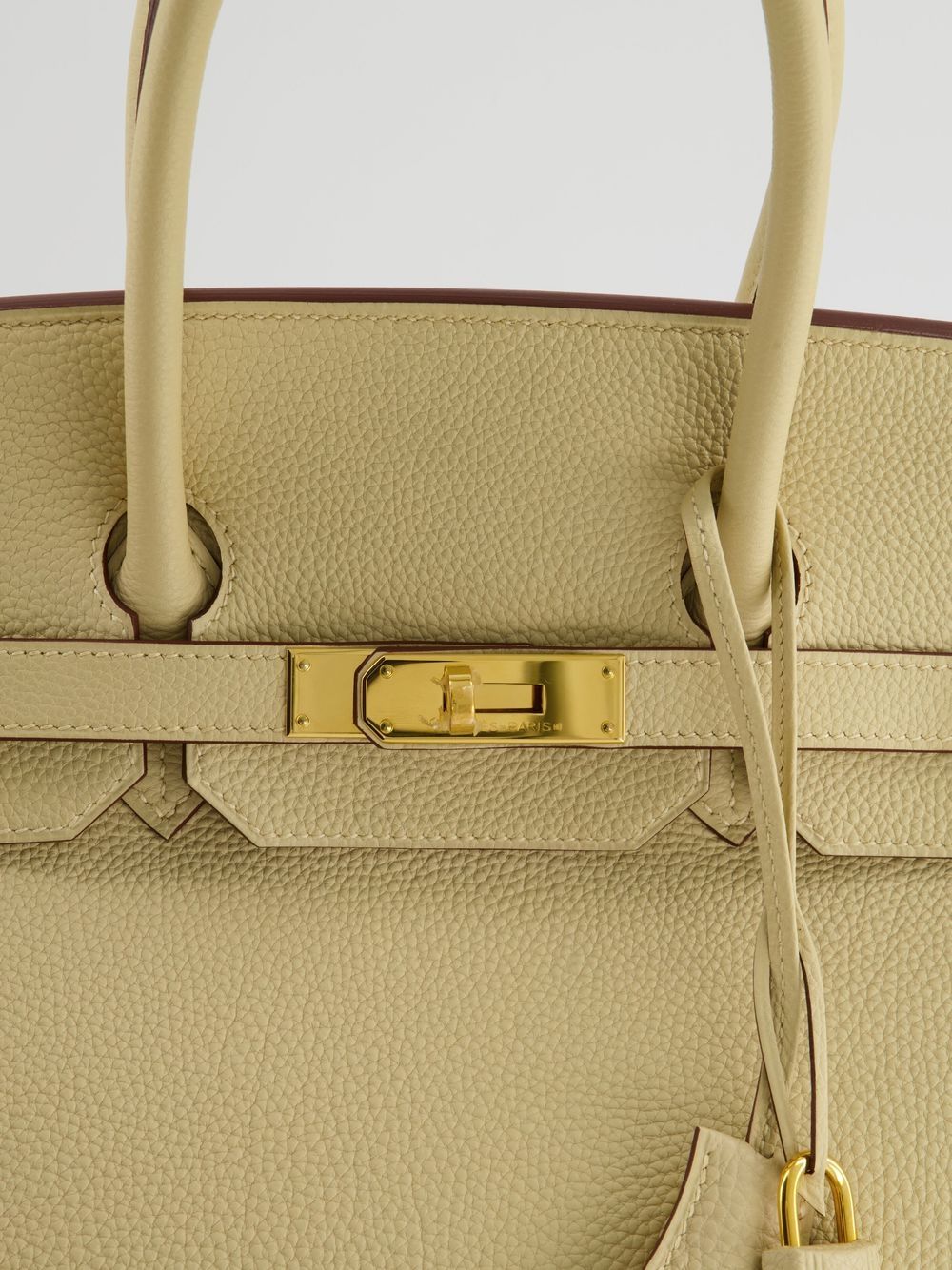 HERMES Pre-owned Hermès Birkin 35cm In Parchemin Togo Leather With Gold Hardware In Neutrals