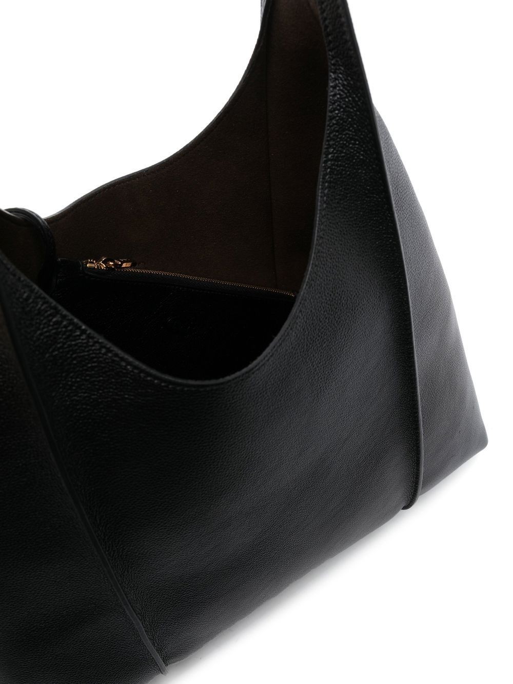 Shop Tod's T Timeless Hobo Bag In Black