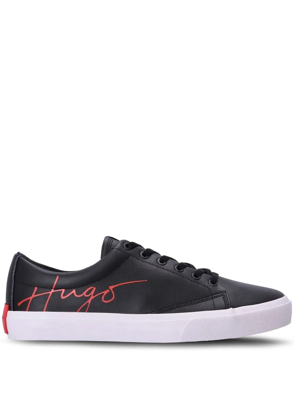 

HUGO handwritten logo-print sneakers - Black