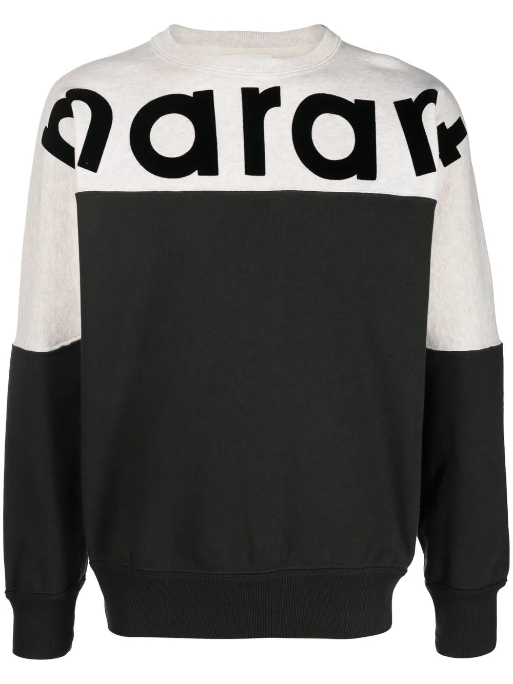 

Isabel Marant sudadera con logo estampado - Negro