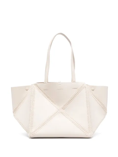 Nanushka The Origami crochet-stitch tote bag Women