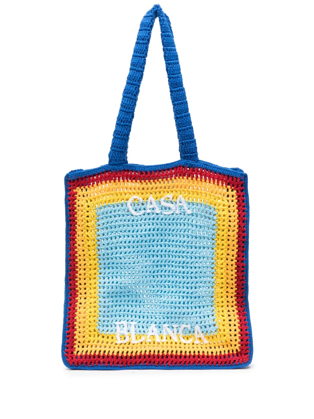 Casablanca Arch crochetknit Tote Bag Farfetch