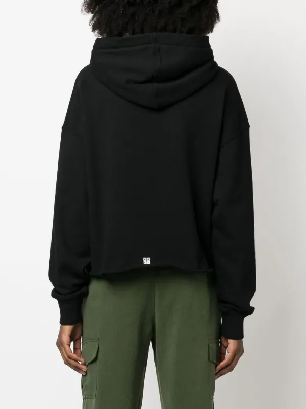 Givenchy Cotton logo-print Hoodie | Black | FARFETCH