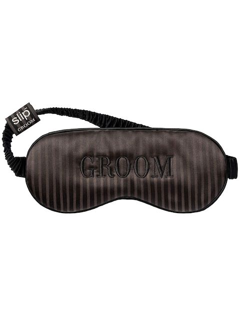 Slip Groom striped eye mask