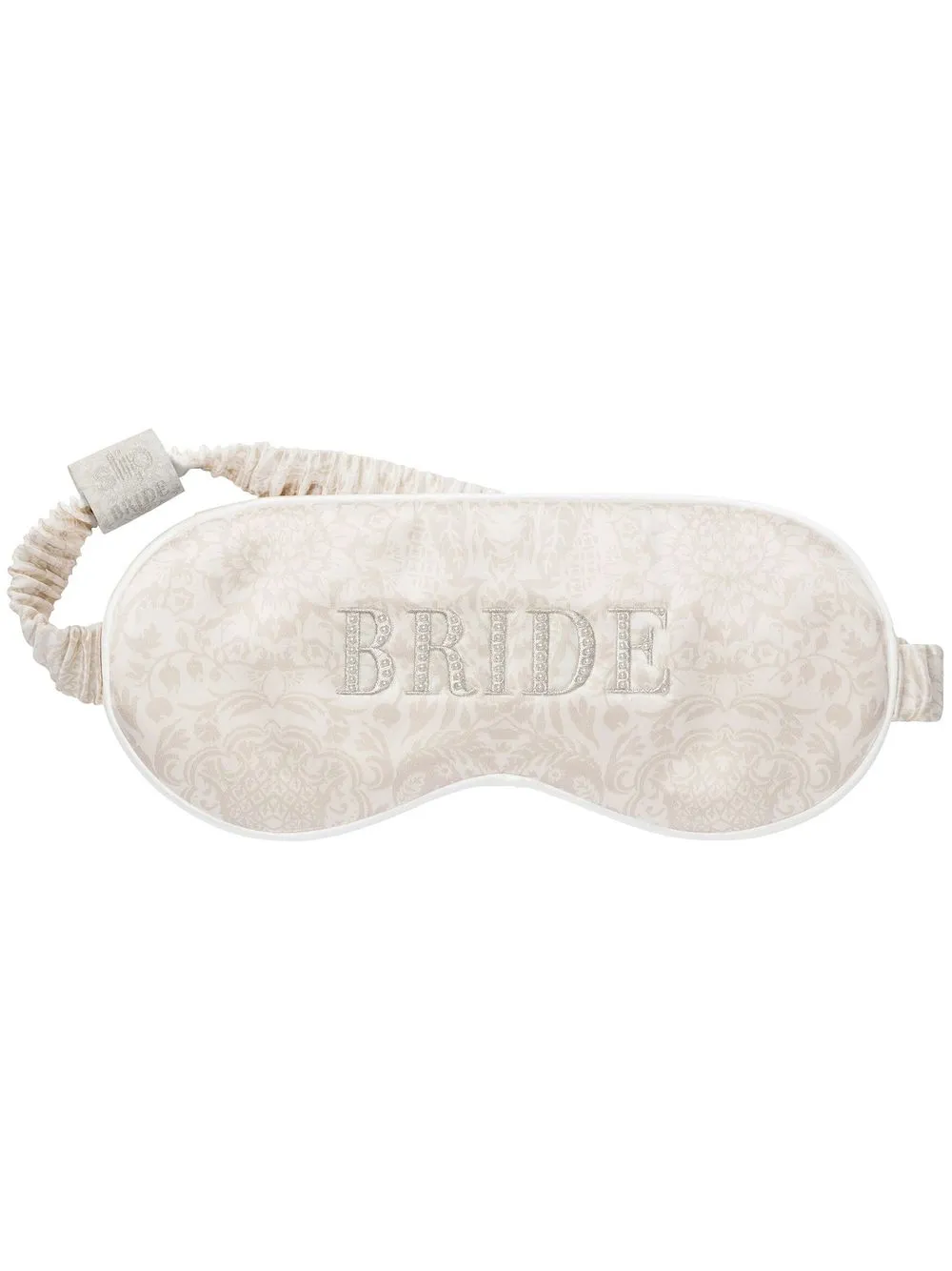 

Slip Bride paisley print sleep mask - White