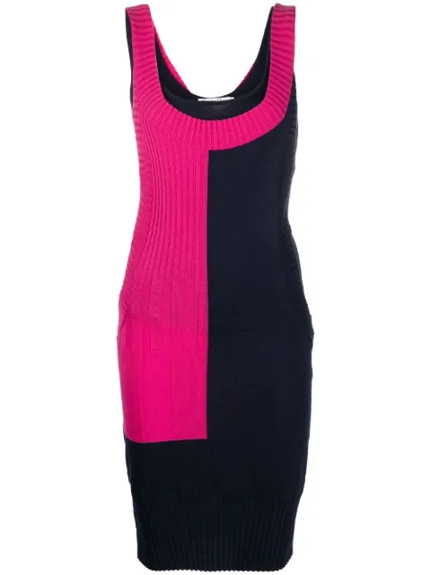 Christian Dior 2010 colour-block knitted dress Women