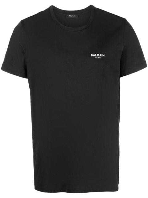 Balmain logo-print organic cotton T-shirt