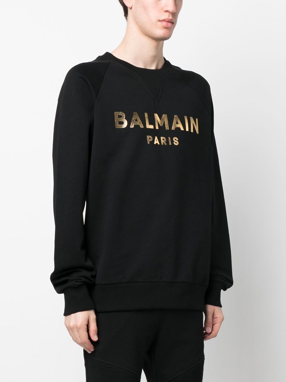 balmain 3d logo sweatshirt